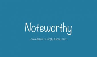 Noteworthy Font