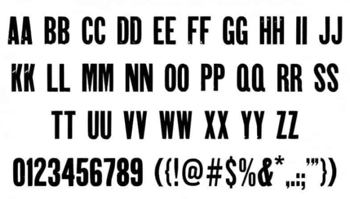 Gothic Joker Font View