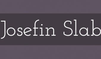 Josefin Slab Font