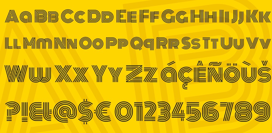 Monoton Font View