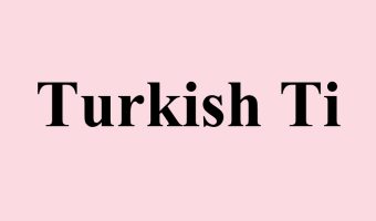 Turkish font