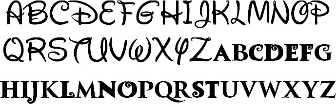 Descendants Font View