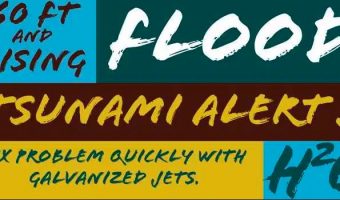 Flood Font View