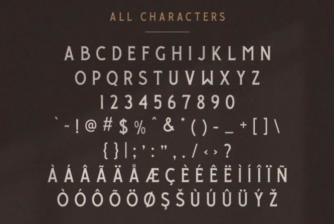 Giround Condensed Serif Font View