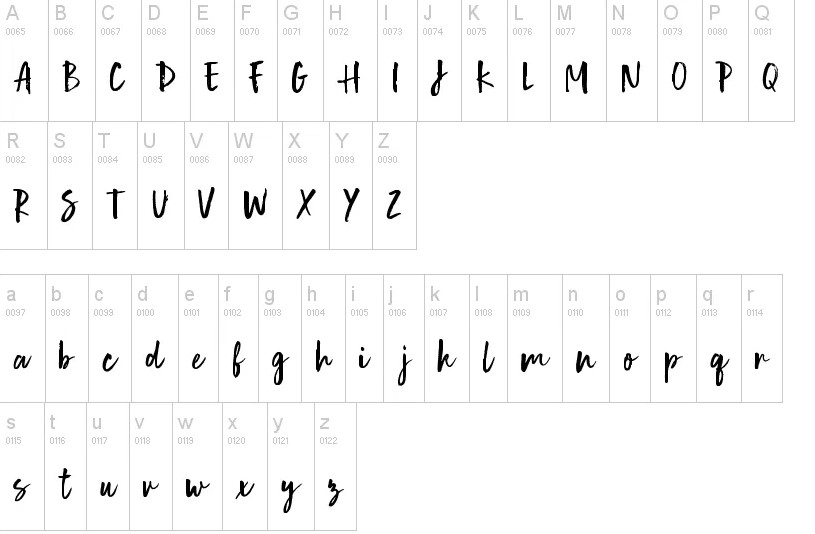 Human Nature Font View