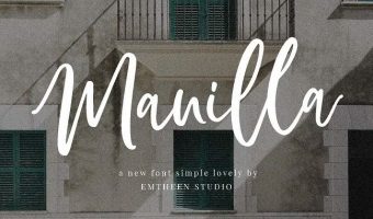 Manilla Script Font