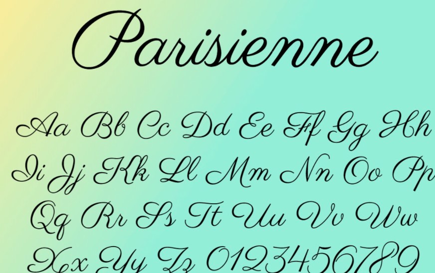 Parisienne Font View