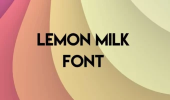 Lemon Milk Font