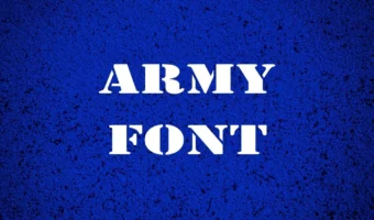 Army Font