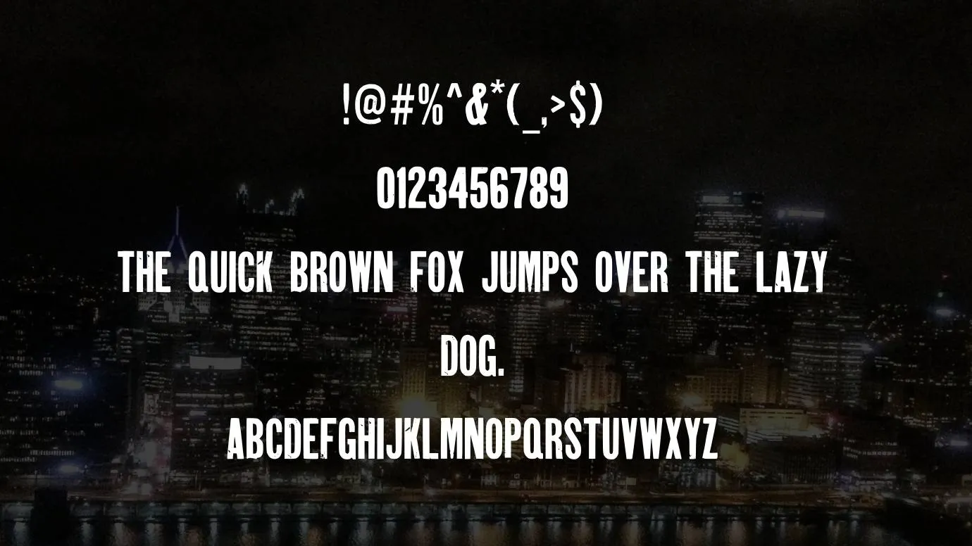 View of Joker Font