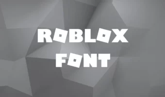 Roblox Font