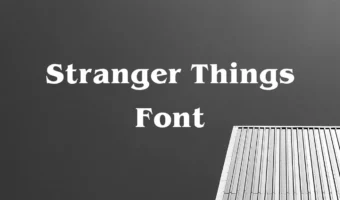 Stranger Things Font