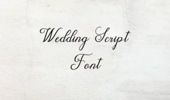 Wedding Script Font