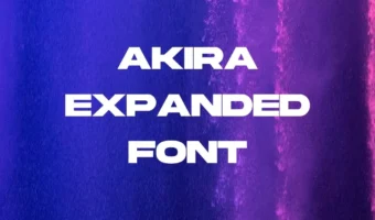 Akira Expanded Font