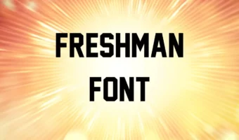 Freshman Font