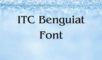 ITC Benguiat Font