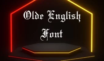 Olde English Font