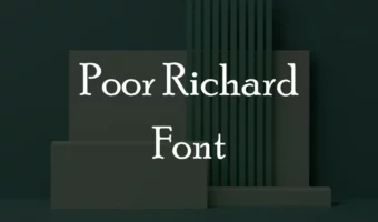 Poor Richard Font