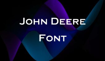 John Deere Font