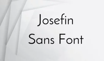 Josefin Sans Font