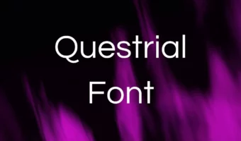 Questrial Font