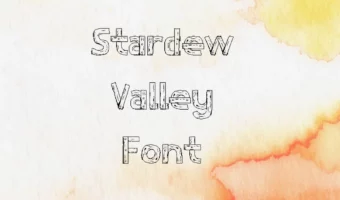 Stardew Valley Font