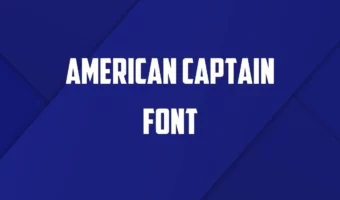 American Captain Font