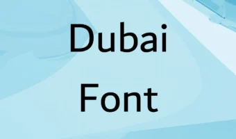 Dubai Font