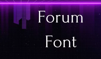 Forum Font