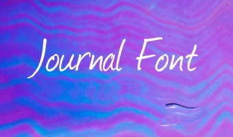 Journal Font