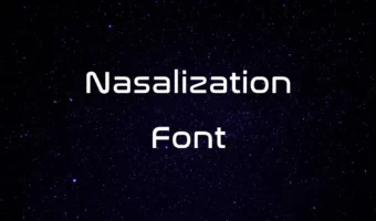 Nasalization Font