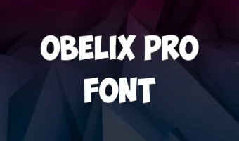 Obelix Pro Font