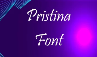 Pristina Font