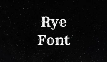 rye font