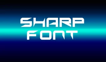 Sharp Font