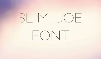 Slim Joe Font