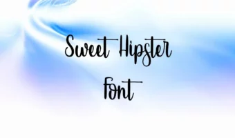 Sweet Hipster Font