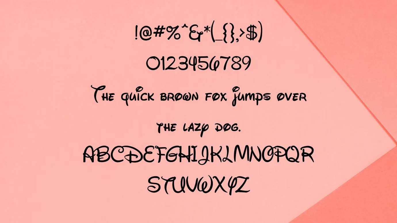 View of Waltograph Font