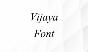 Vijaya Font