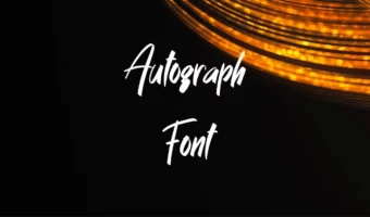 Autograph Font