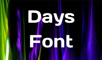 Days Font