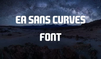 Ea Sans Curves Font