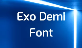 Exo Demi Font