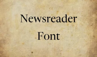 Newsreader Font