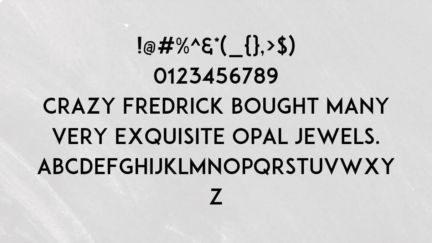 View of Adam CG Pro Font