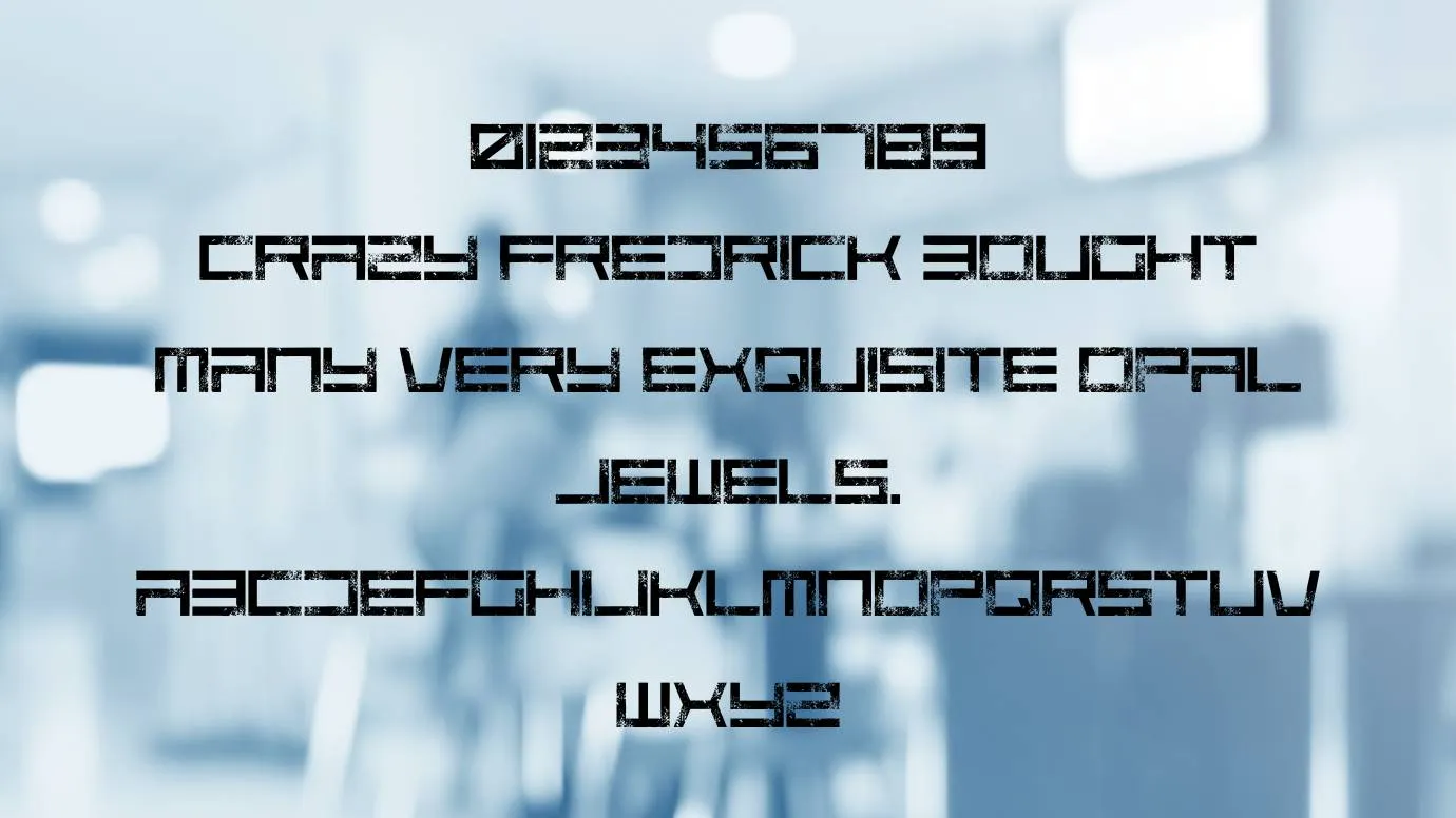 View of Code Predators Font