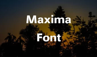 Maxima Font