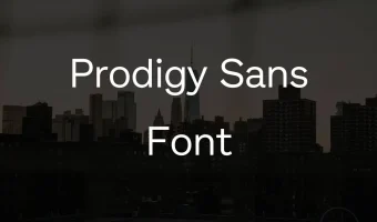 Prodigy Sans Font