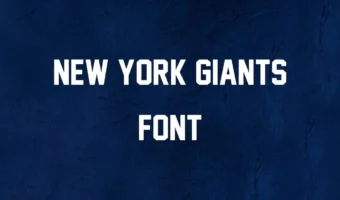 New York Giants Font