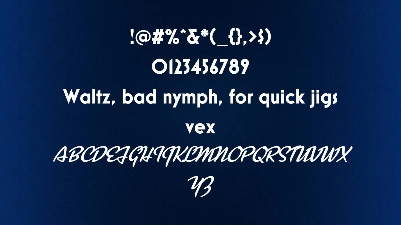 View of Batman and Harley Quinn Font